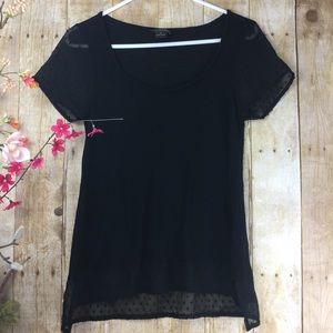 Lucky Brand Mixed Media Tee